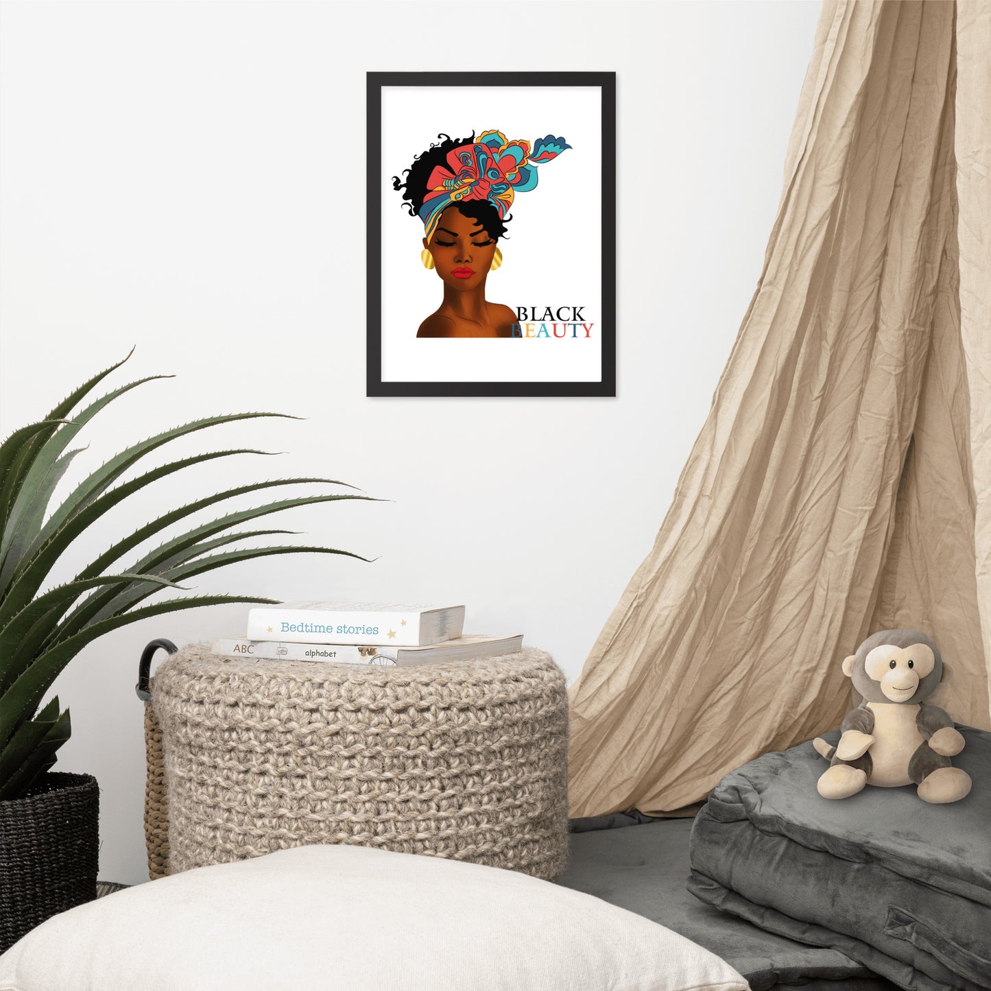 Black Beauty Framed poster