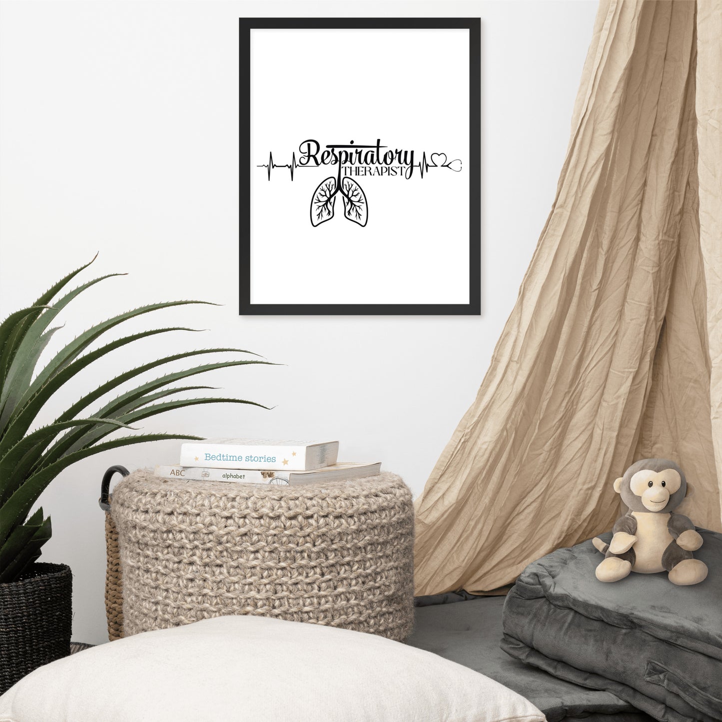 Respiratory Therapist Framed poster