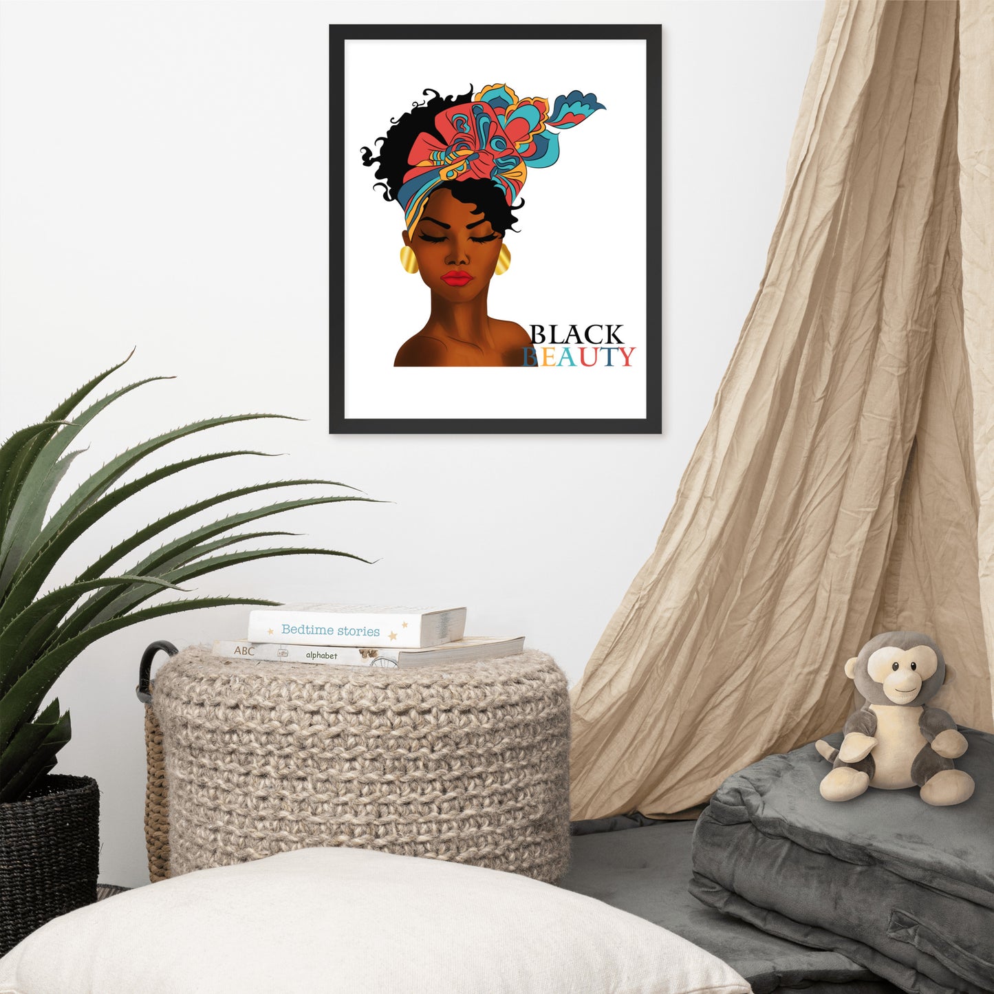 Black Beauty Framed poster