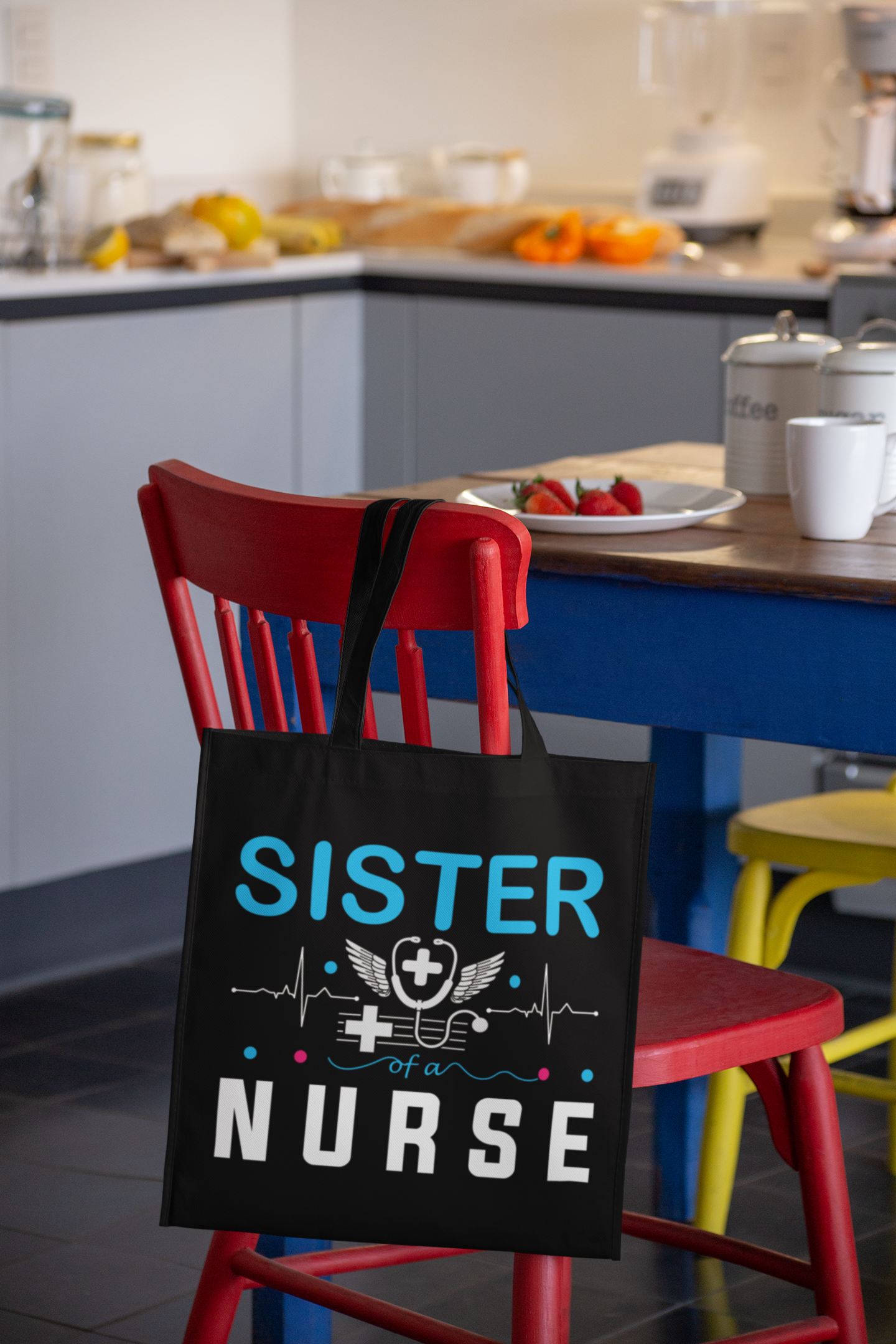 Sister Of A Nurse Tote Bag