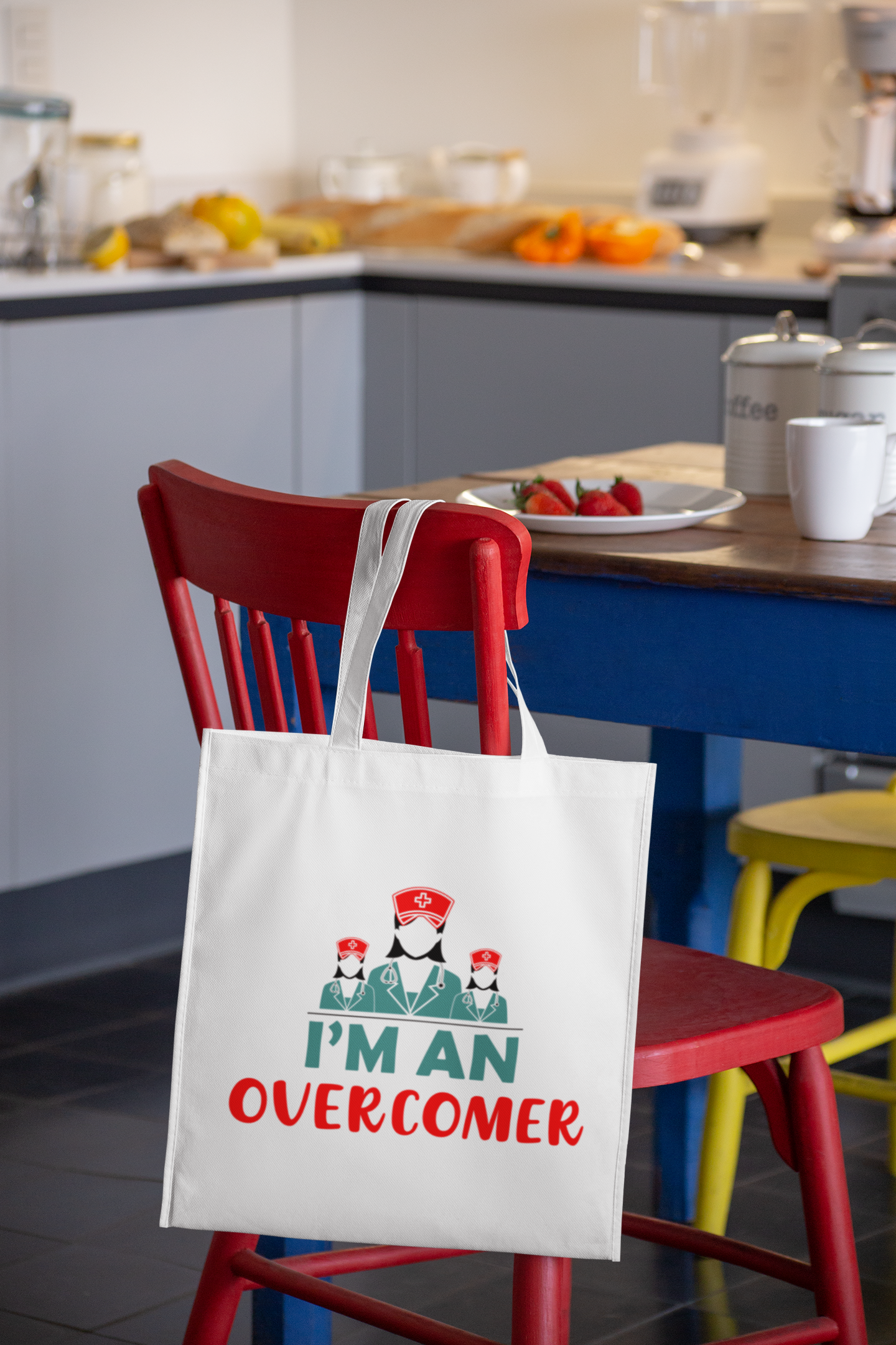 I Am An Overcomer Tote bag