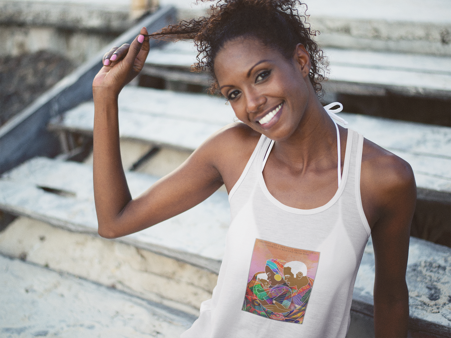 Children Are A Heritage From The Lord Women's Racerback Tank