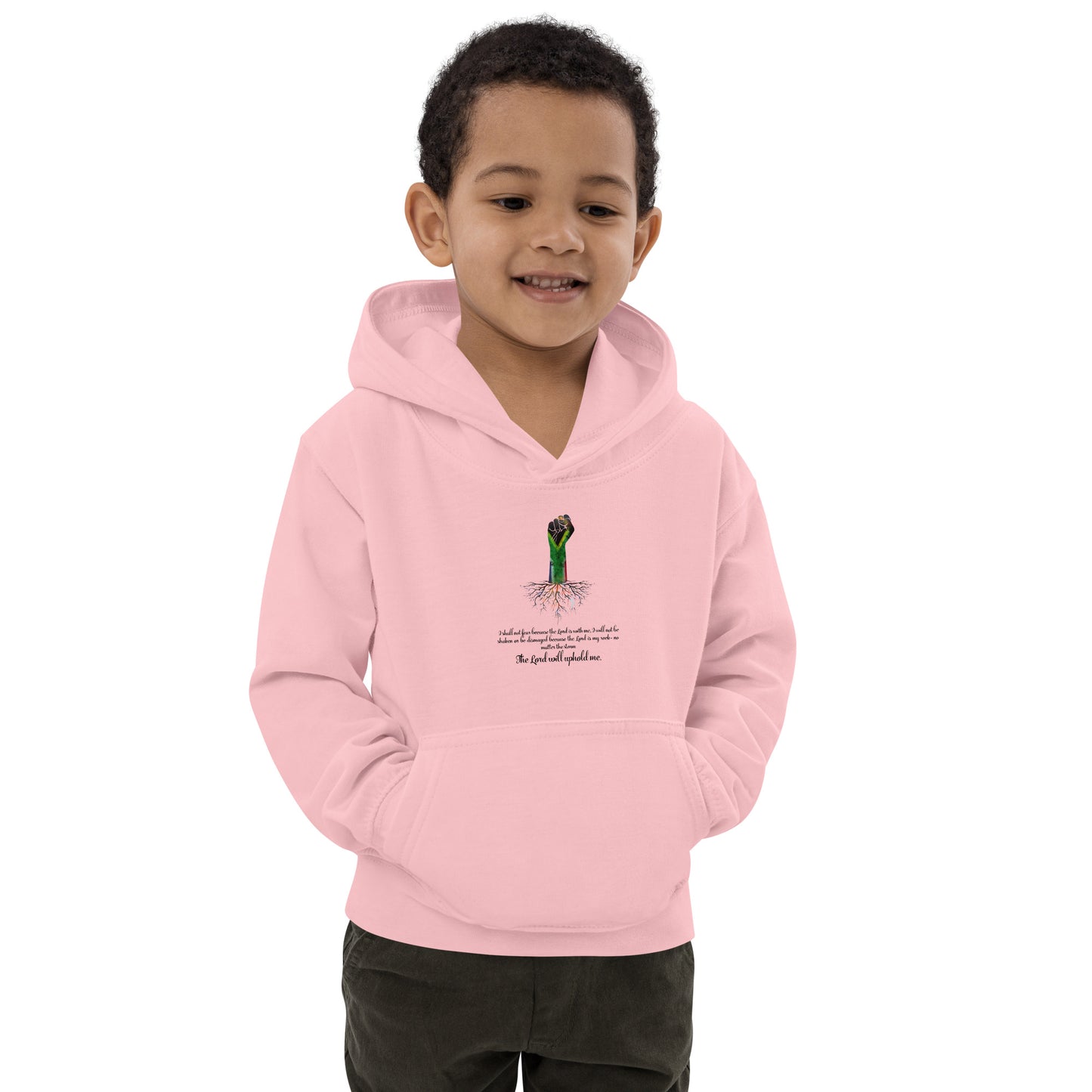 The Lord Will Uphold Me Kids Hoodie