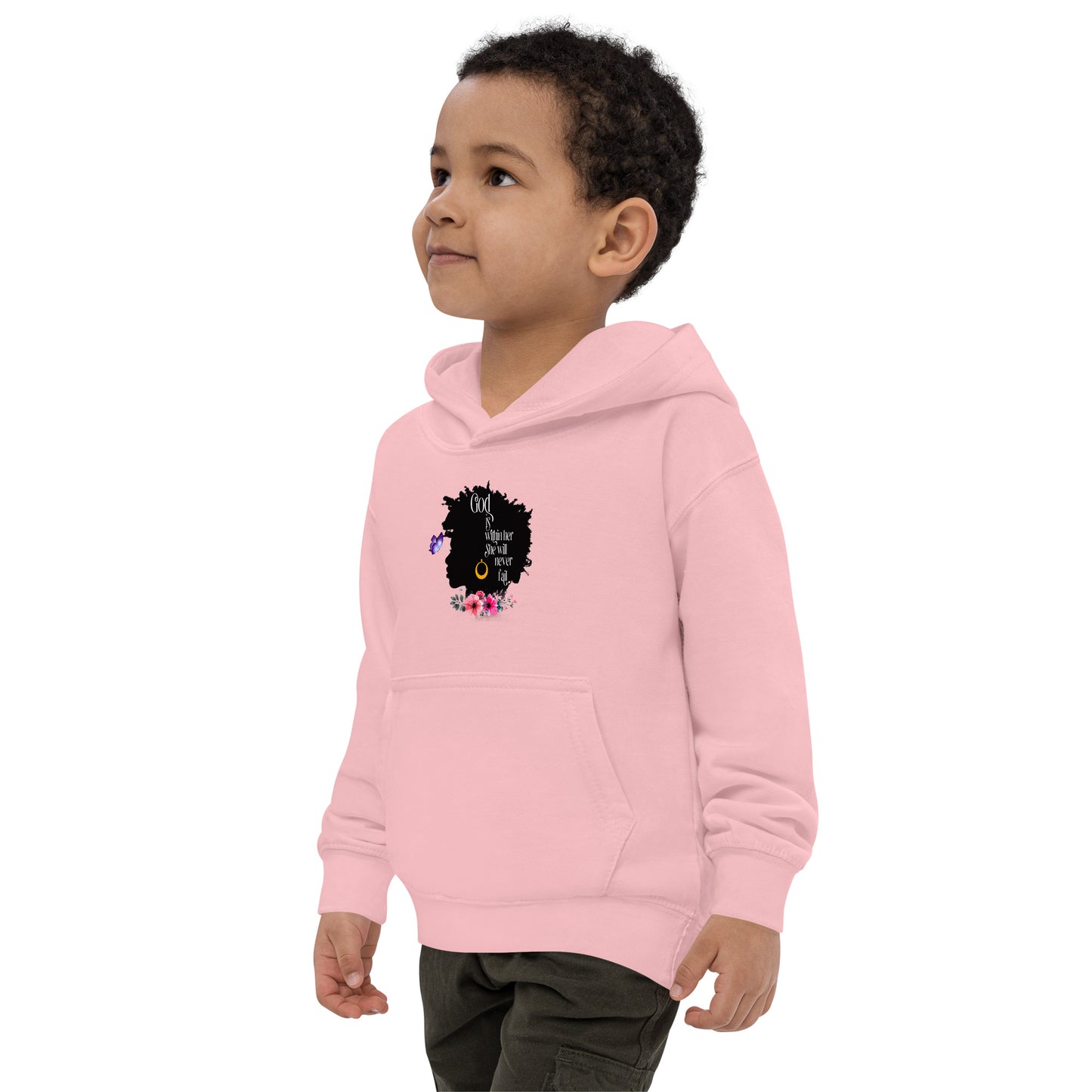 God Is Within Her Kids Hoodie