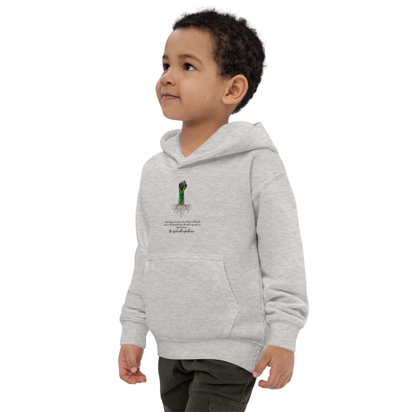 The Lord Will Uphold Me Kids Hoodie