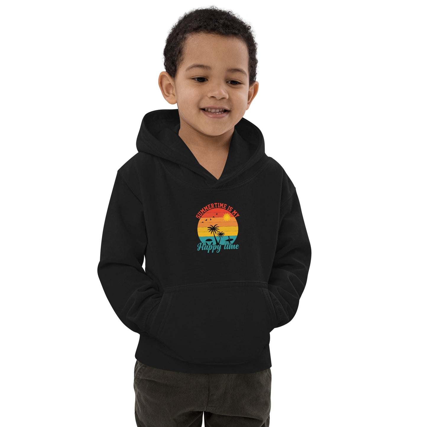 Summertime Is My Happy time Kids Hoodie