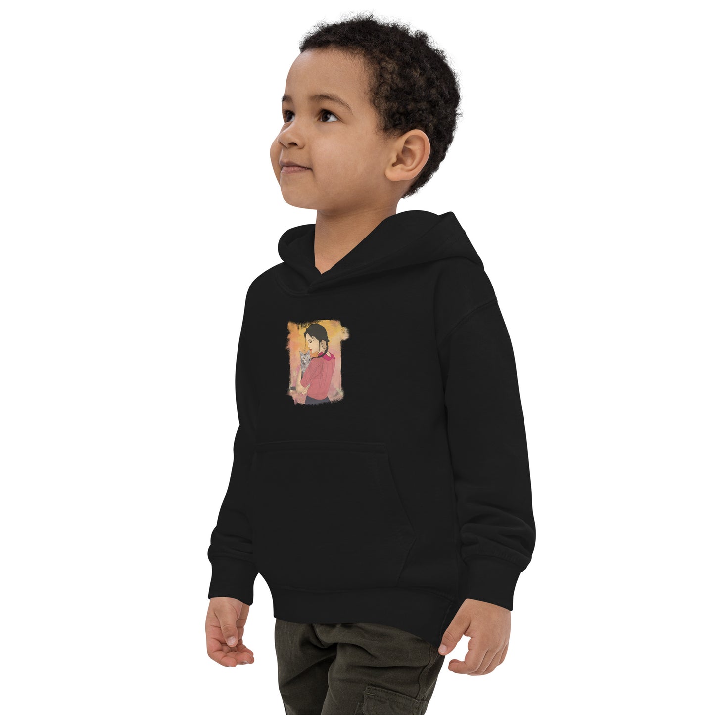 Girls With Cat Kids Hoodie