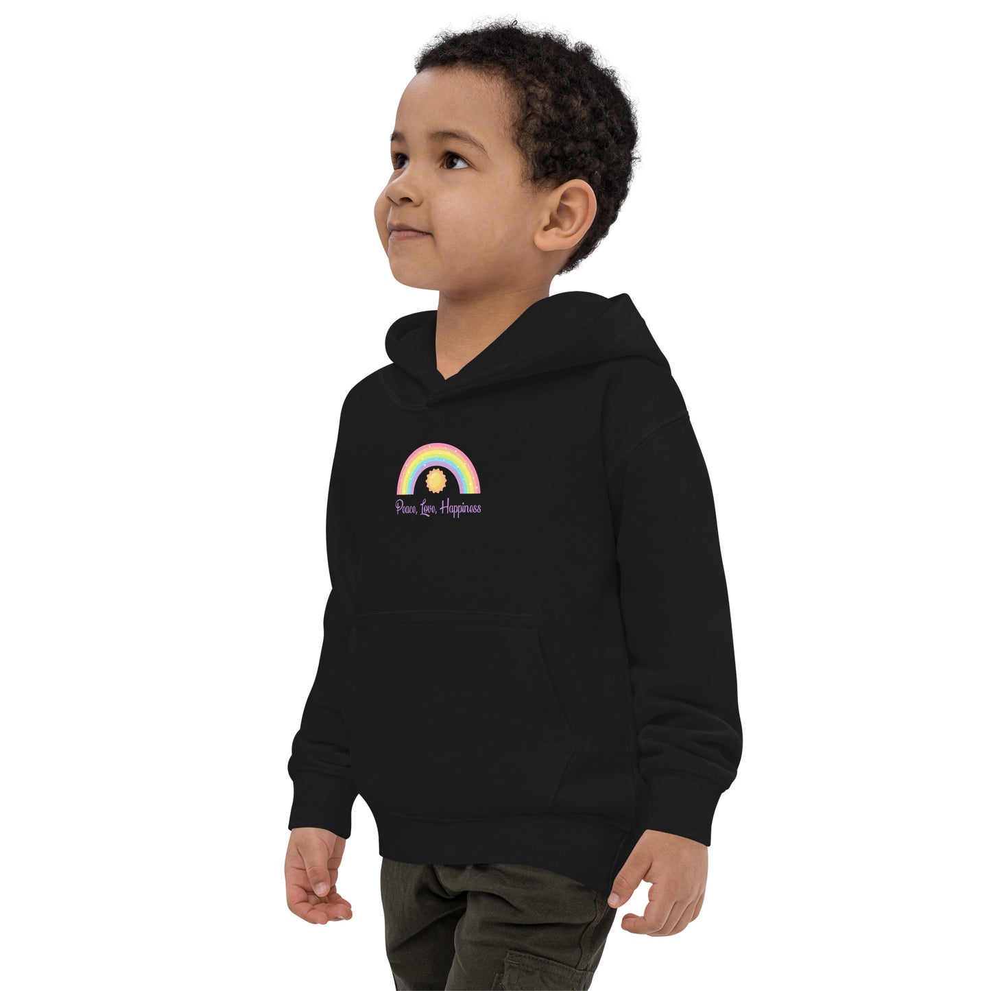 Peace, Love, Happiness Kids Hoodie