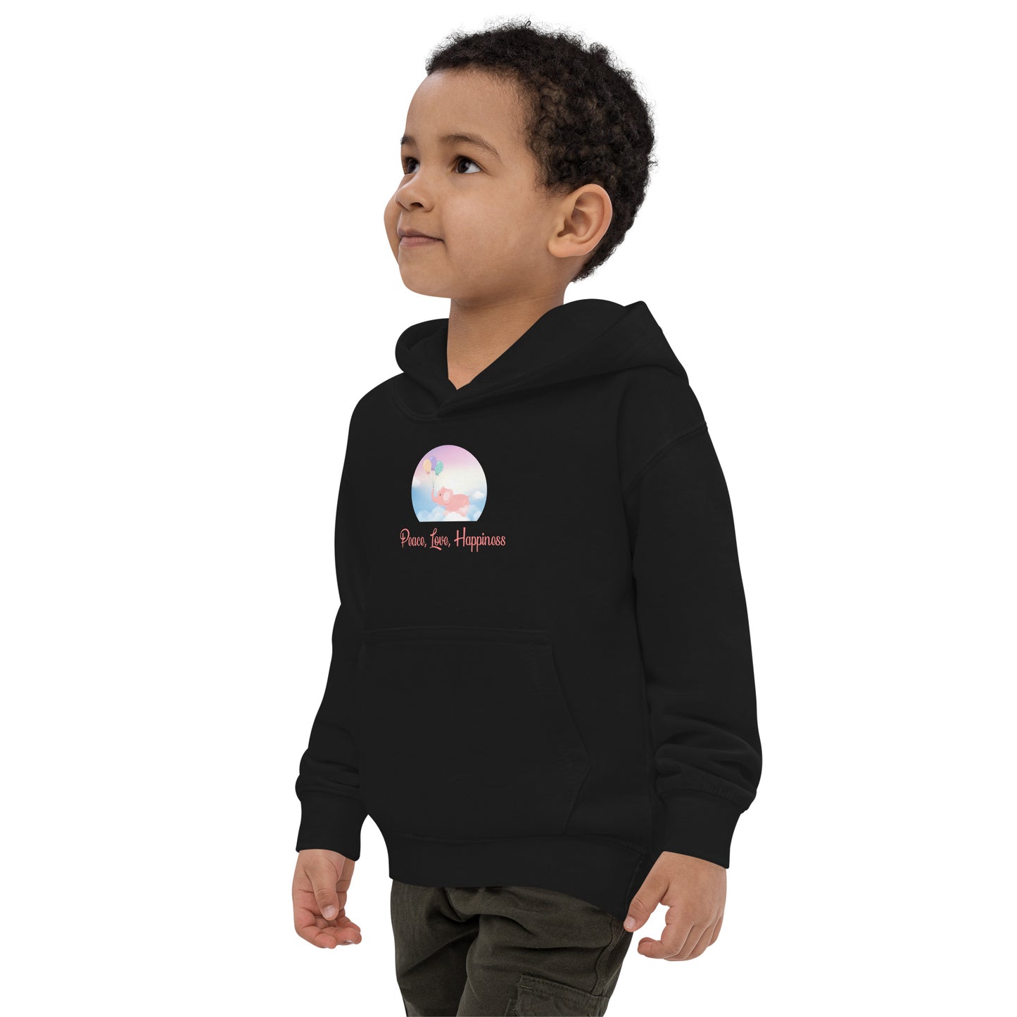 Peace, Love, Happiness Kids Hoodie