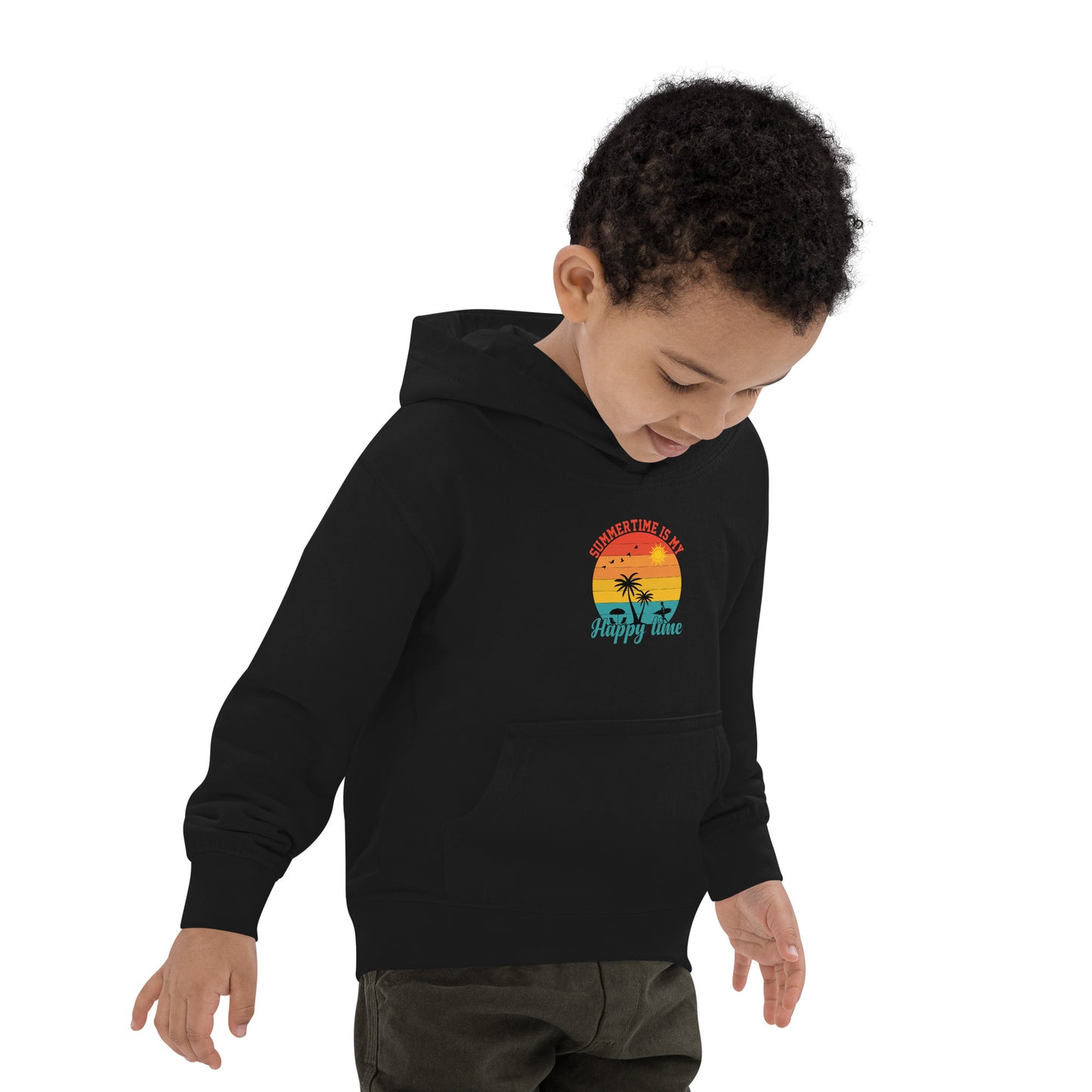 Summertime Is My Happy time Kids Hoodie