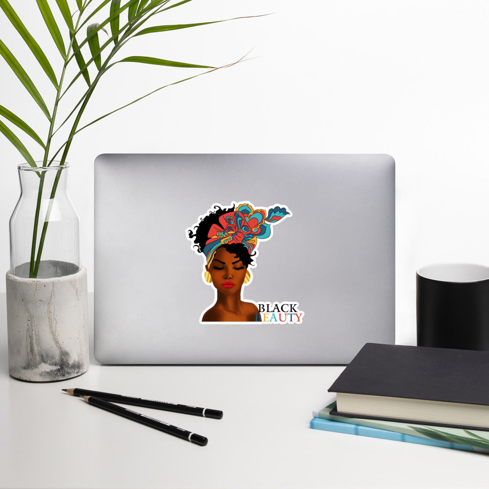 Black Beauty Bubble-free stickers