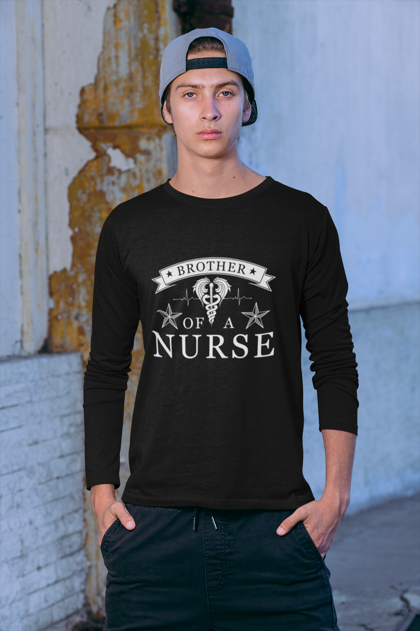 Brother Of A Nurse Unisex Long Sleeve Tee