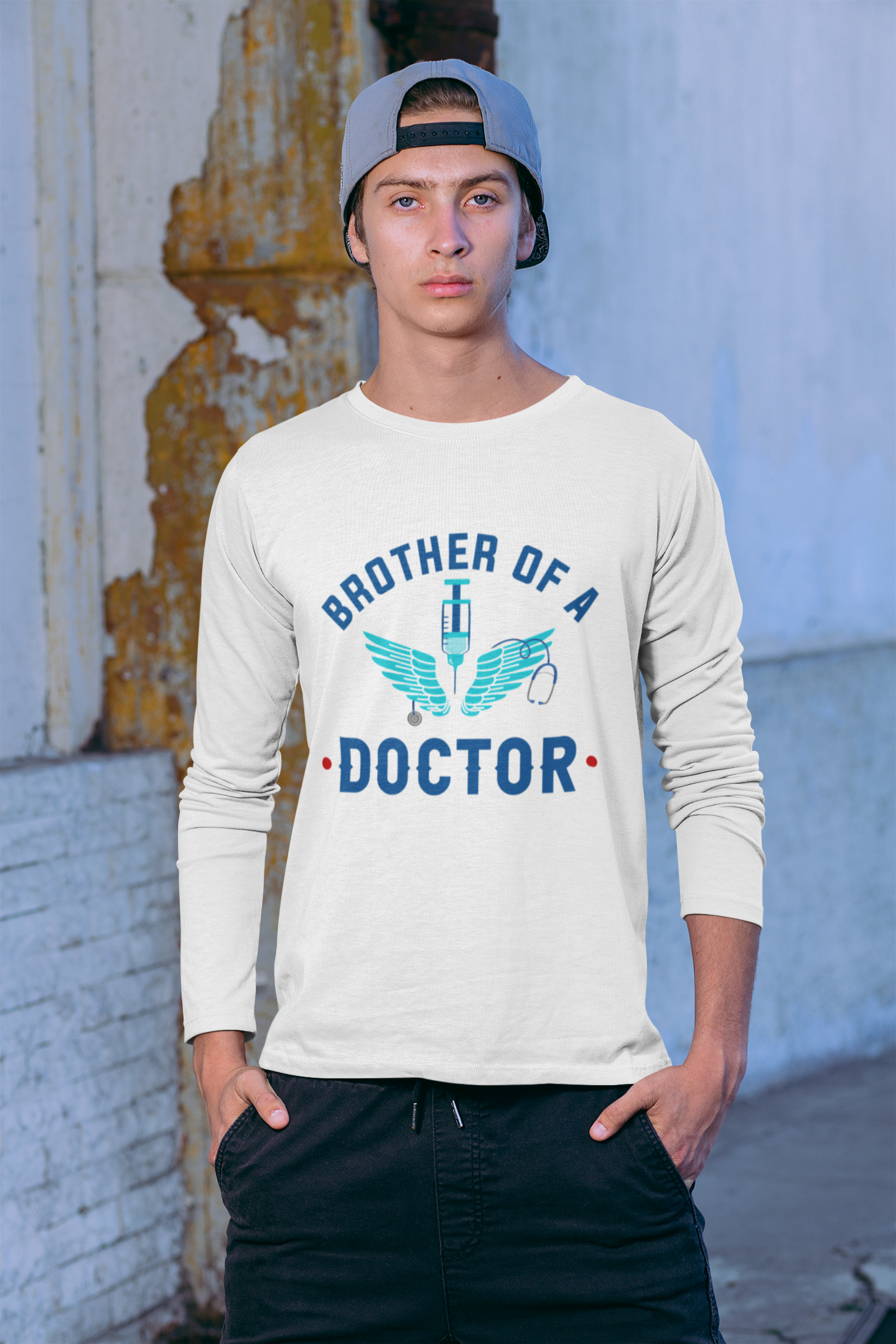 Brother Of A Doctor Unisex Long Sleeve Tee