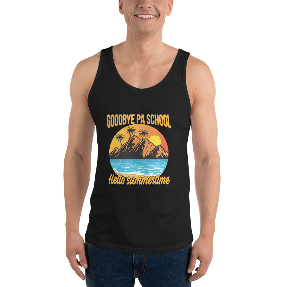 Goodbye PA School Men's Unisex Tank Top