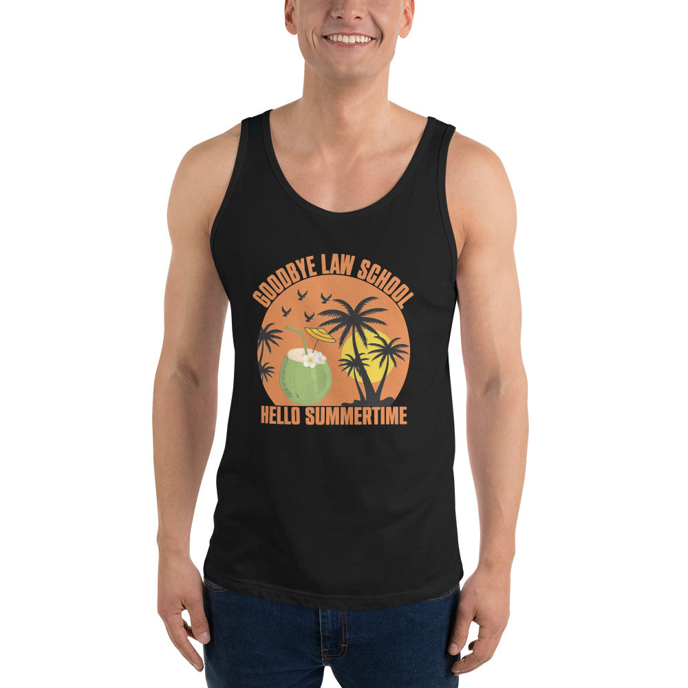 Goodbye LAW School Men's Unisex Tank Top