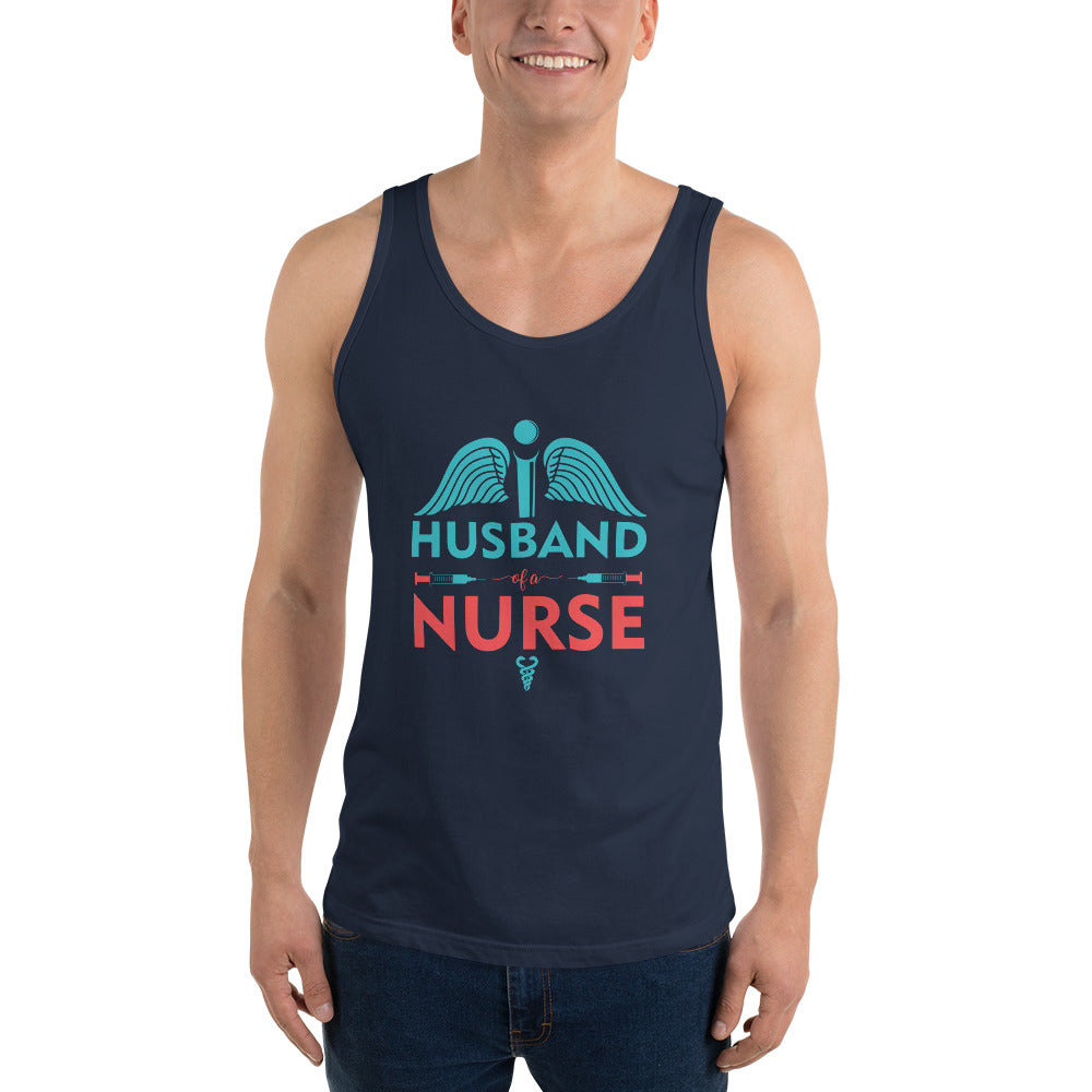 Husband Of A Nurse Men's Unisex Tank Top