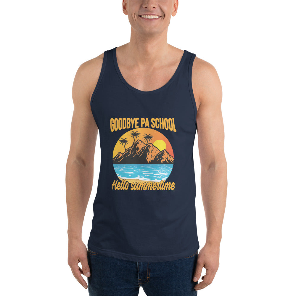 Goodbye PA School Men's Unisex Tank Top