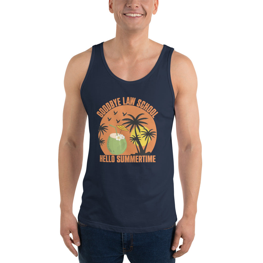 Goodbye LAW School Men's Unisex Tank Top