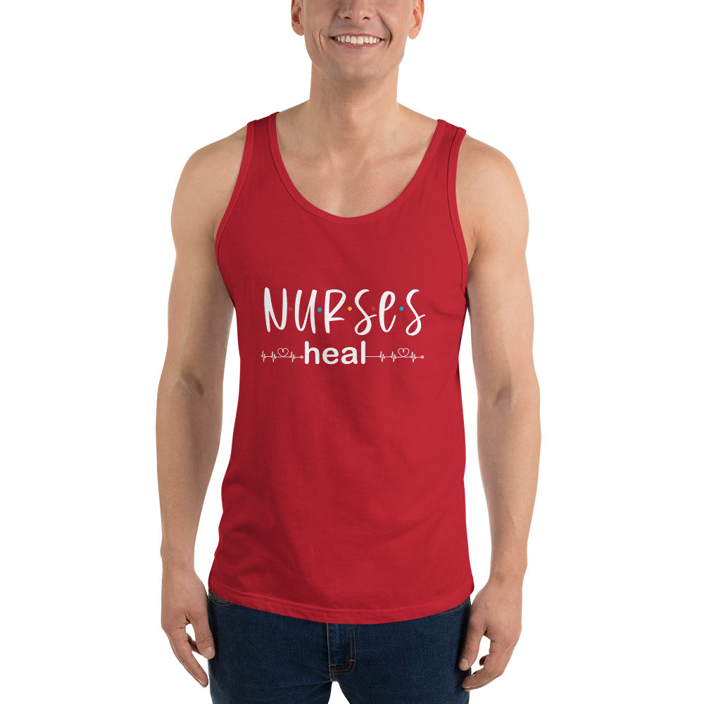 Nurses Heal Men's Unisex Tank Top