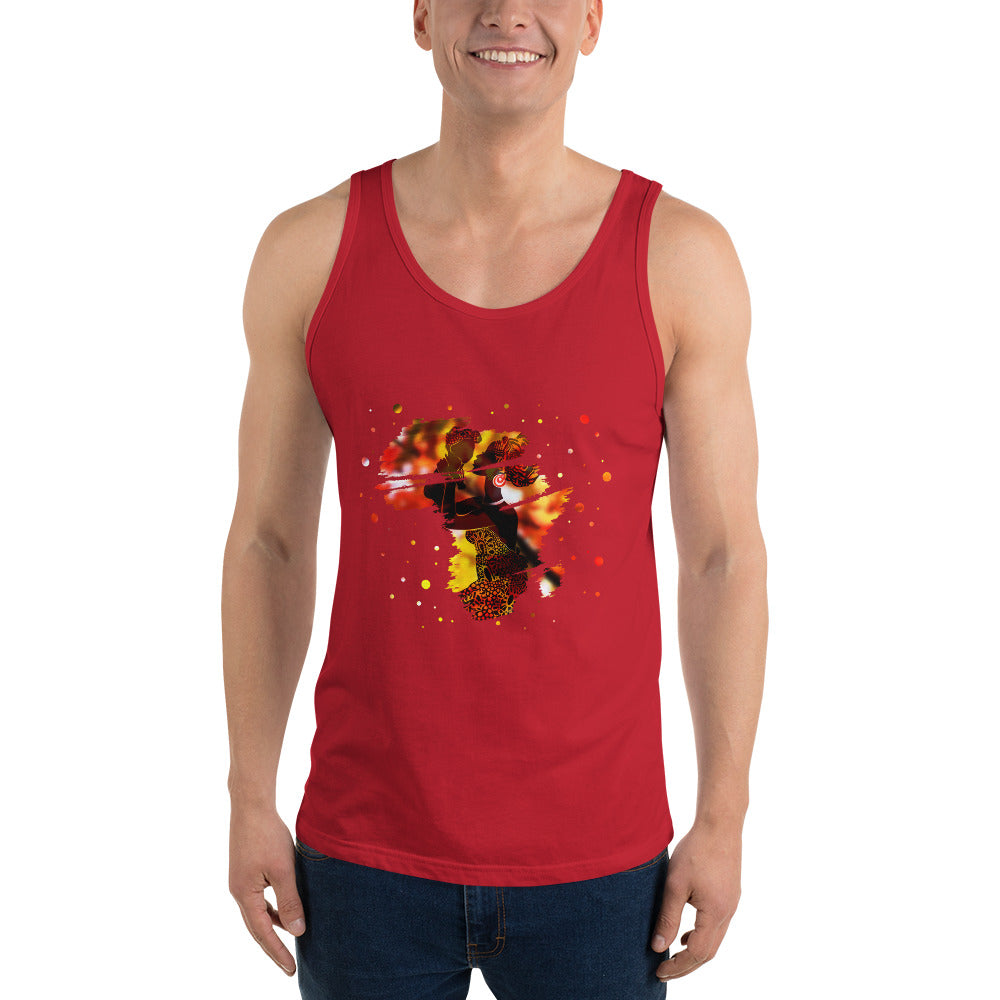 Mom With Child Unisex Tank Top