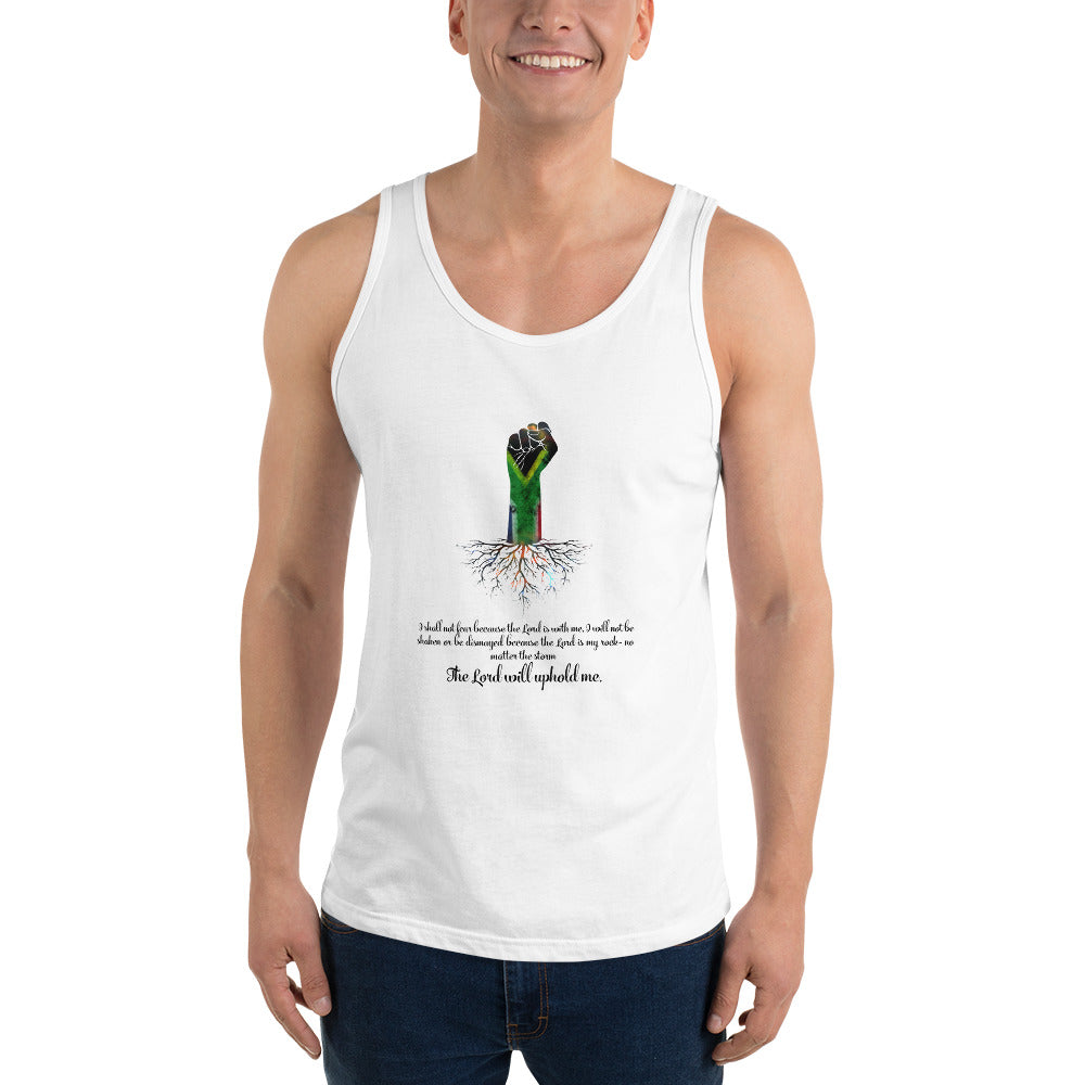 The Lord Will Uphold Me Men's Unisex Tank Top