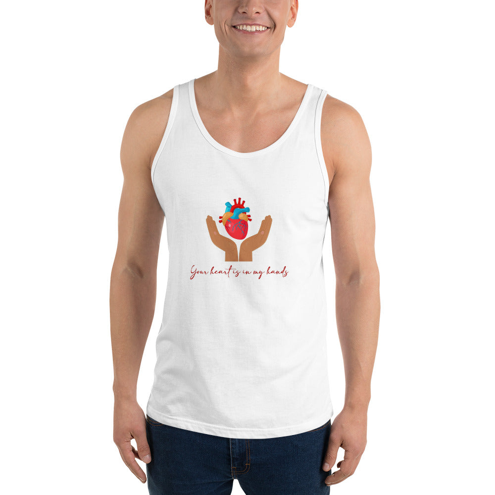 Your Heart Is In My Hands Men's Unisex Tank Top