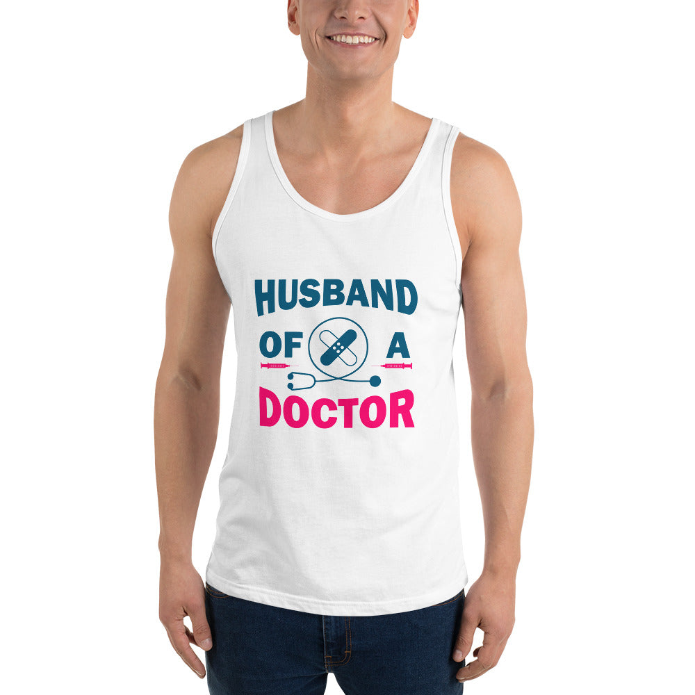 Husband Of A Doctor Men's Unisex Tank Top