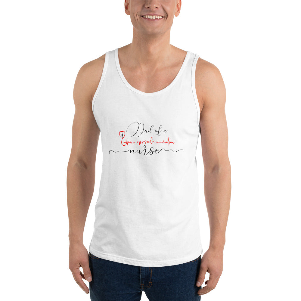 Dad Of A Proud Nurse Men's Unisex Tank Top