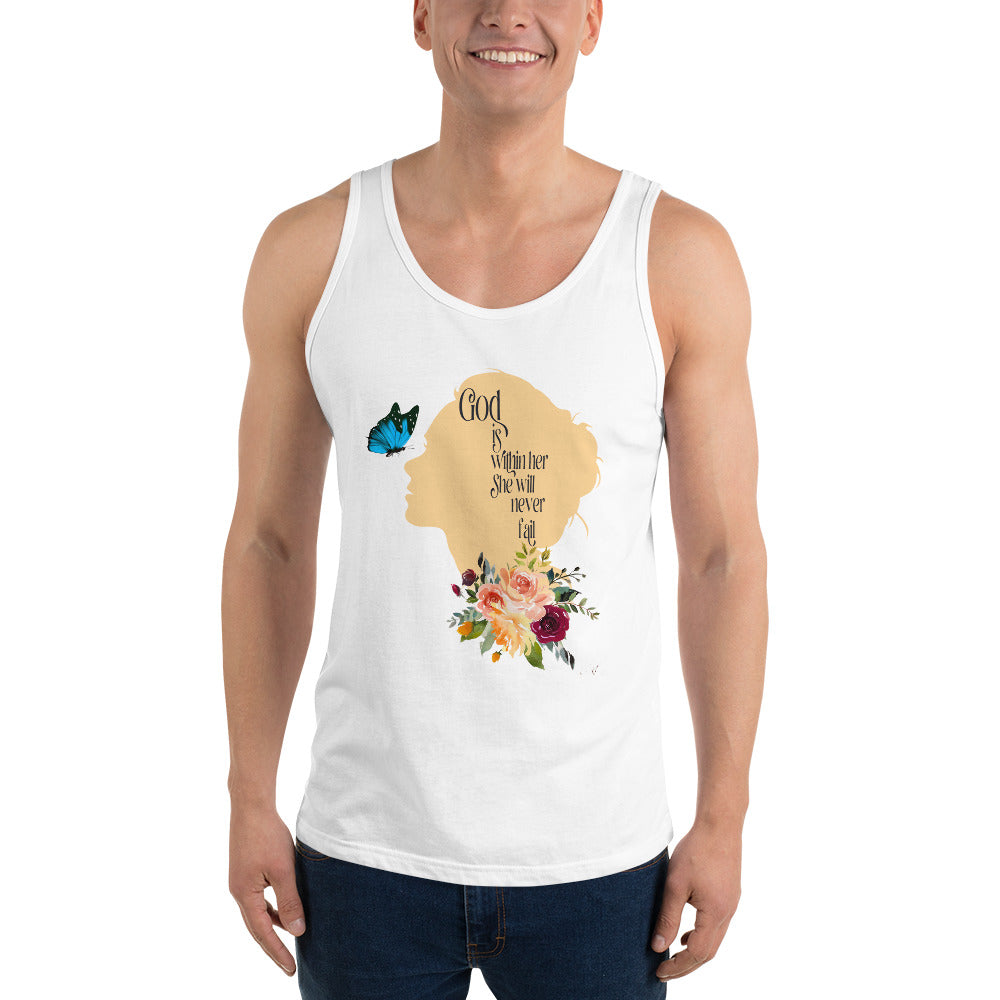 God Is Within Her Unisex Tank Top