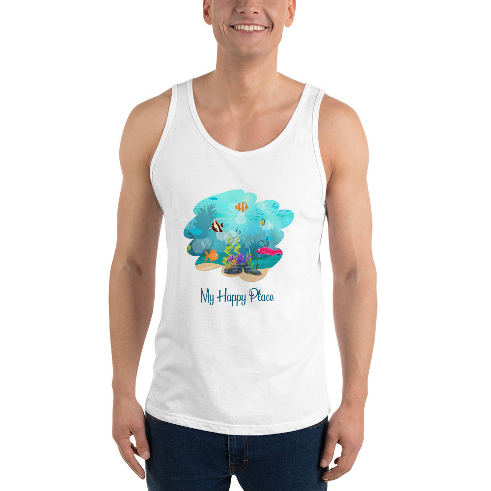 My Happy Place Men's Unisex Tank Top