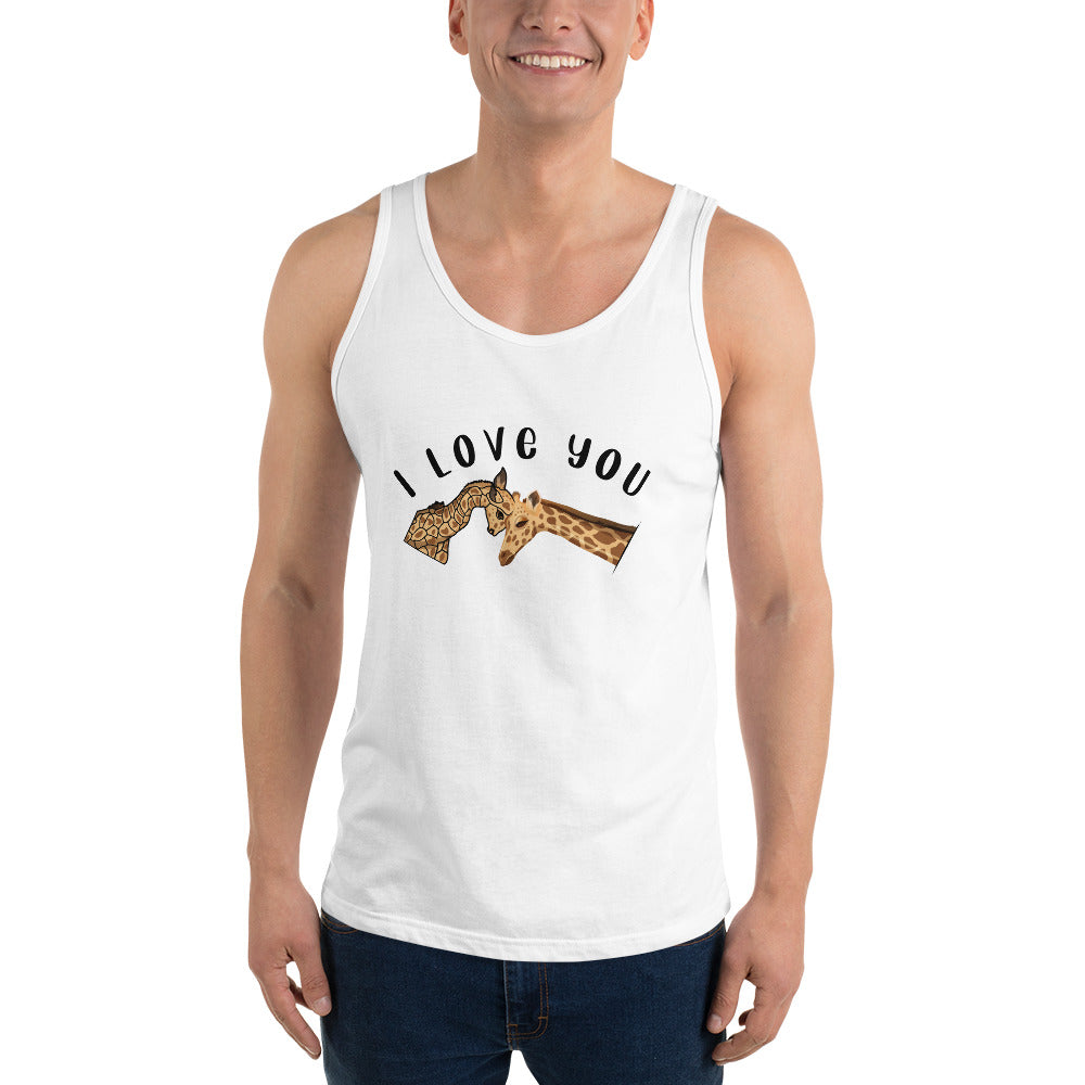 I Love you Men's Unisex Tank Top