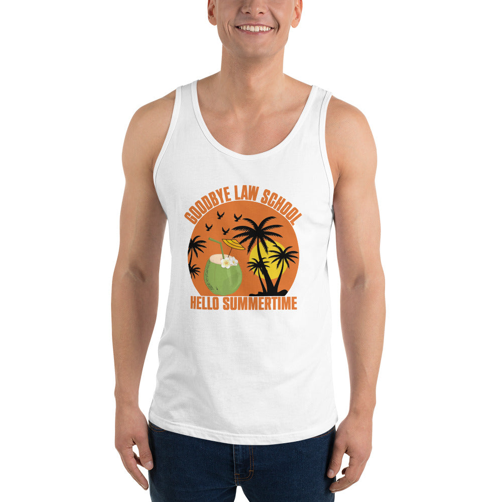 Goodbye LAW School Men's Unisex Tank Top