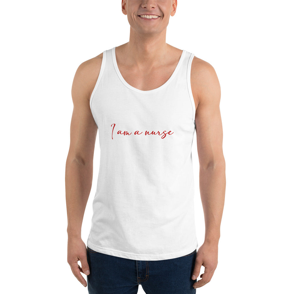 I Am A Nurse Men's Unisex Tank Top