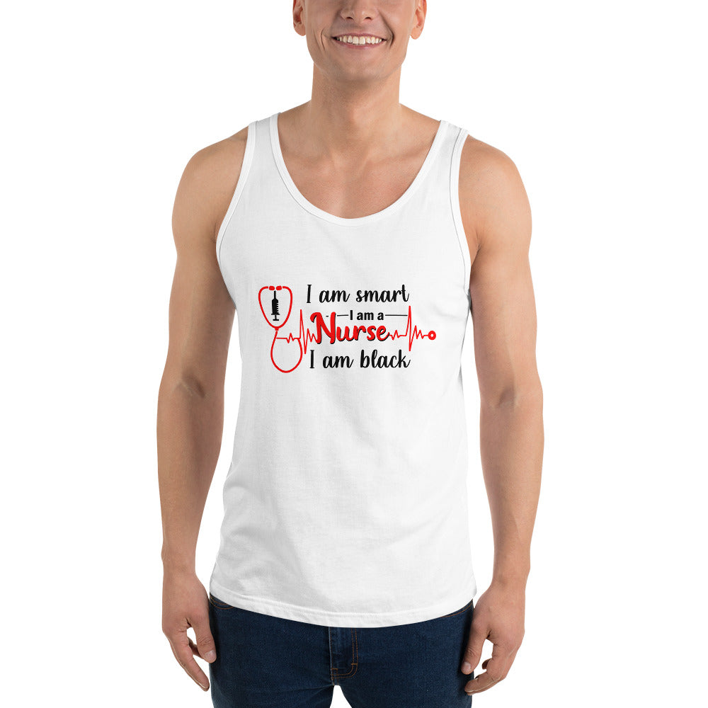 I Am Smart I Am A Nurse Men's Unisex Tank Top