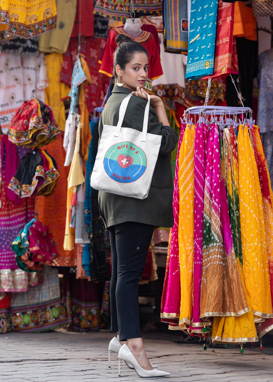 Wife Of A Doctor Tote Bag