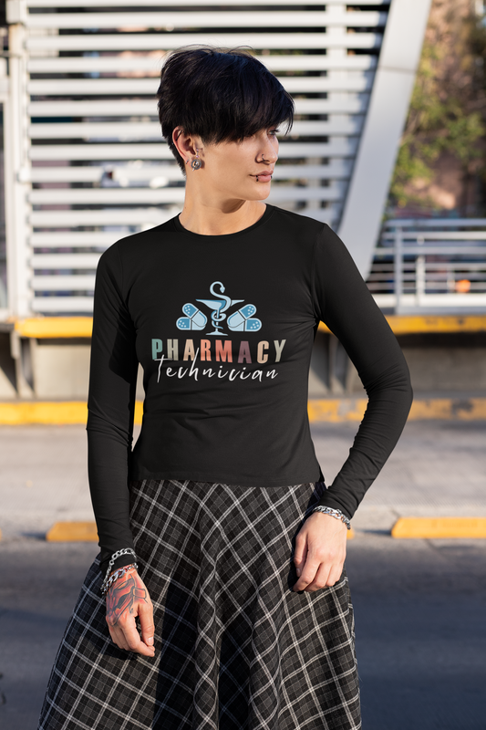 Pharmacy Technician Unisex Long Sleeve Tee