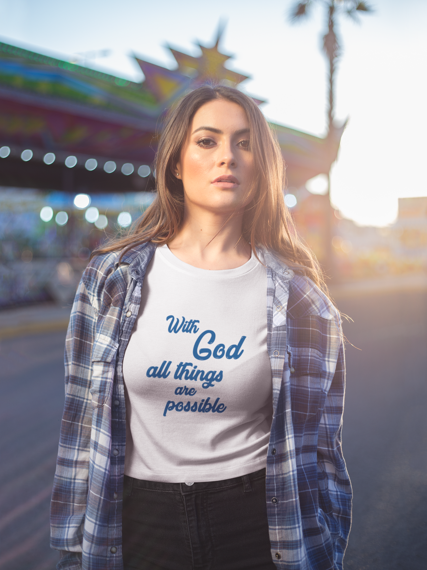 With God All Things Are Possible Women's t-shirt