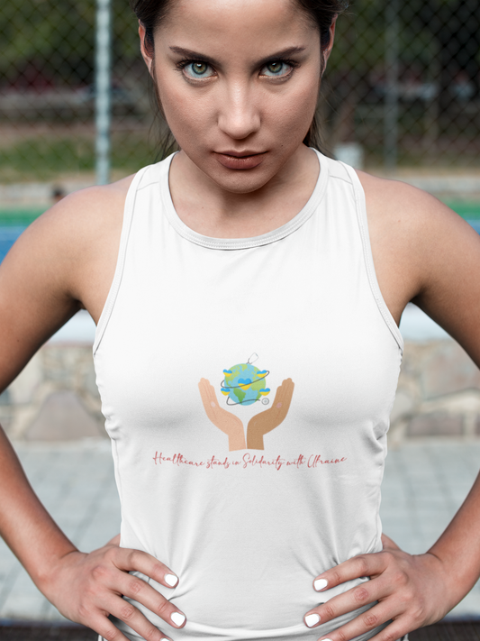 HealthCare Stands In Solidarity With Ukraine Tank Top