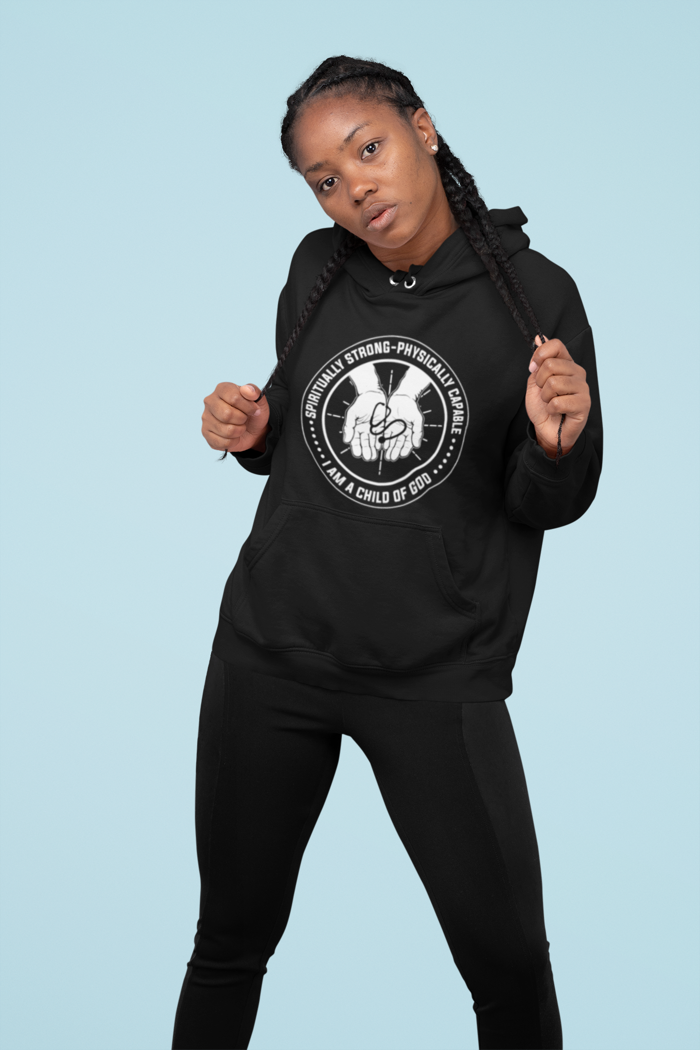 Spiritually Strong Physically Capable Unisex Hoodie