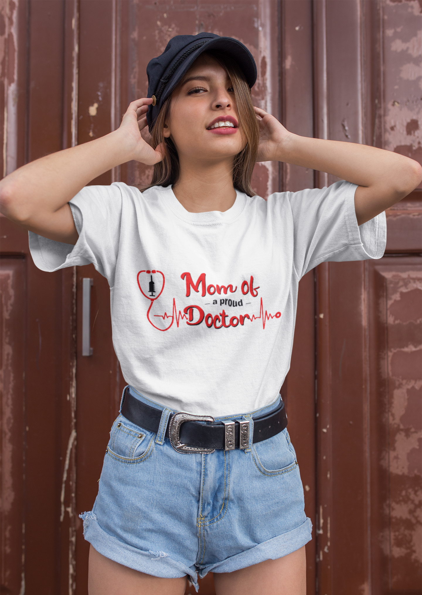 Mom Of A Proud Doctor Women's t-shirt