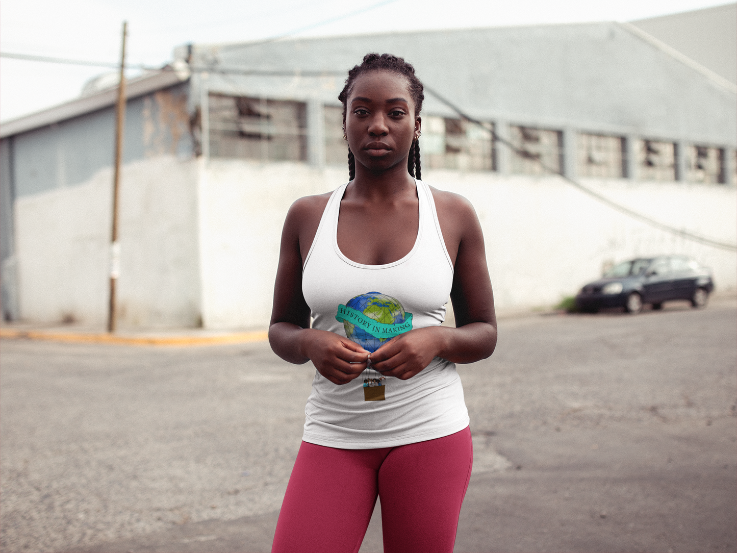 History In Making Women's Racerback Tank