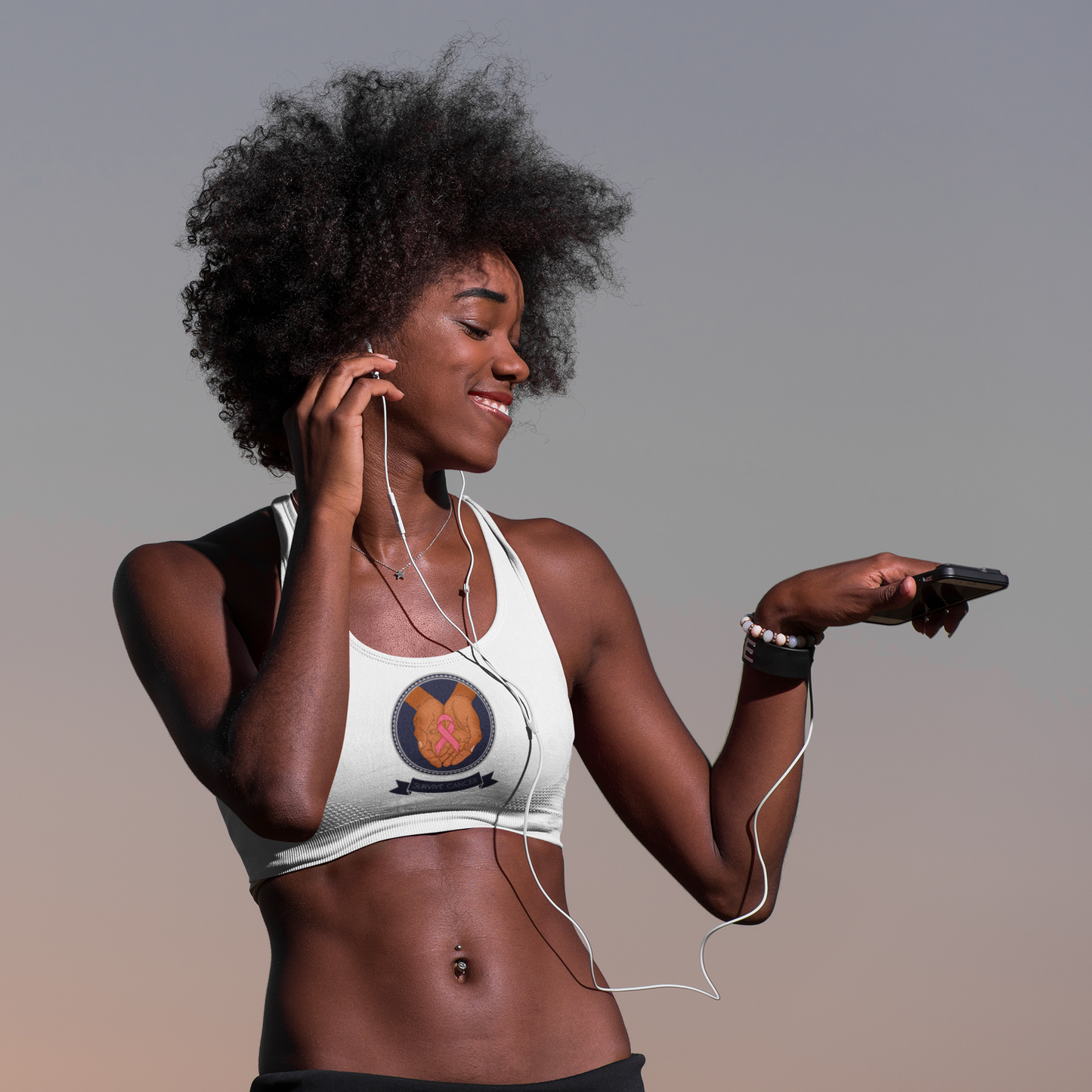 Survive Cancer Sports bra
