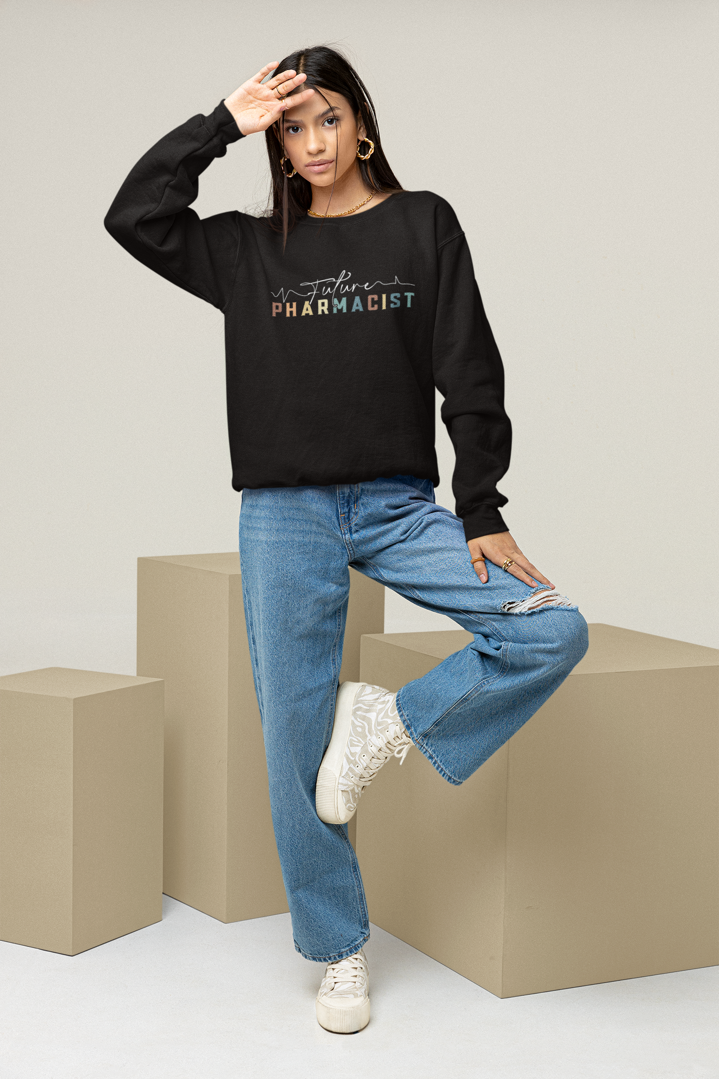 Future Pharmacist Unisex fleece sweatshirt