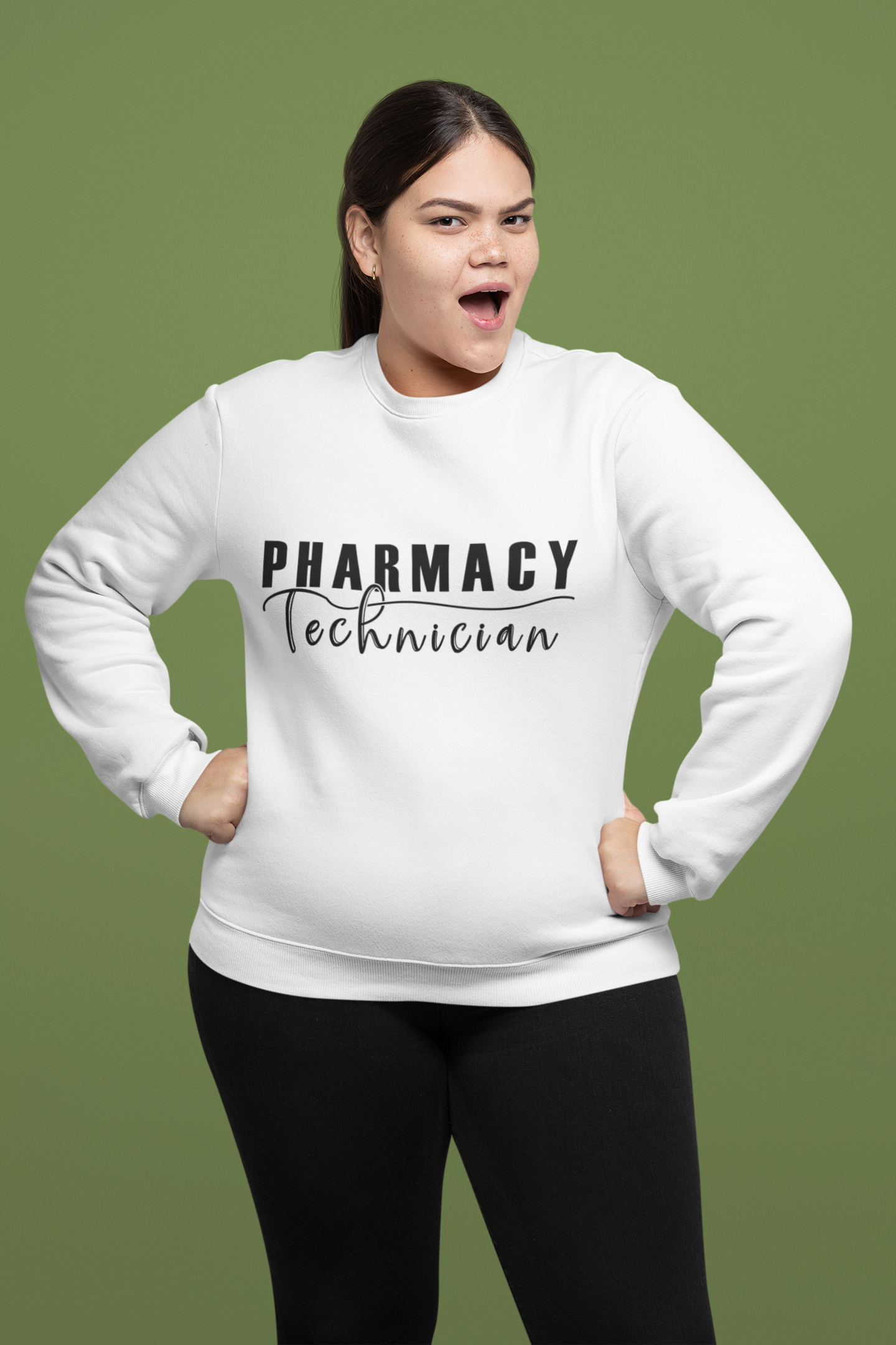 Pharmacy Technician Unisex fleece sweatshirt