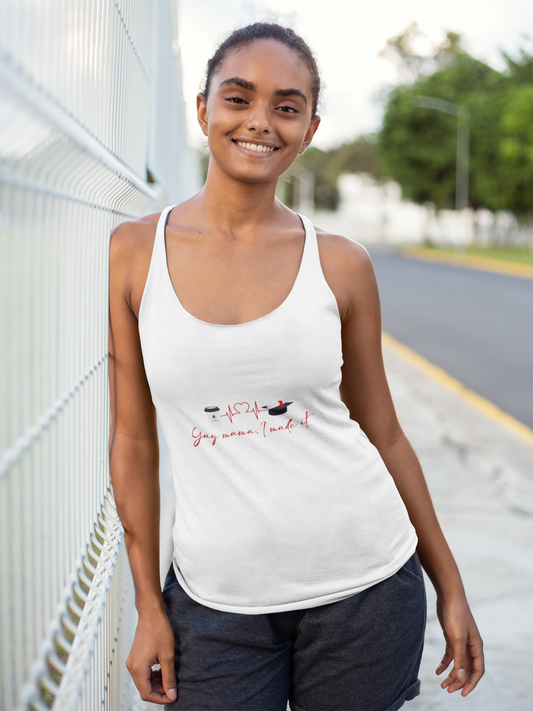 Yay Mama I Made It Women's Racerback Tank