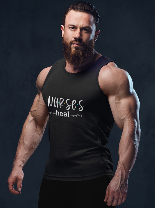 Nurses Heal Men's Unisex Tank Top