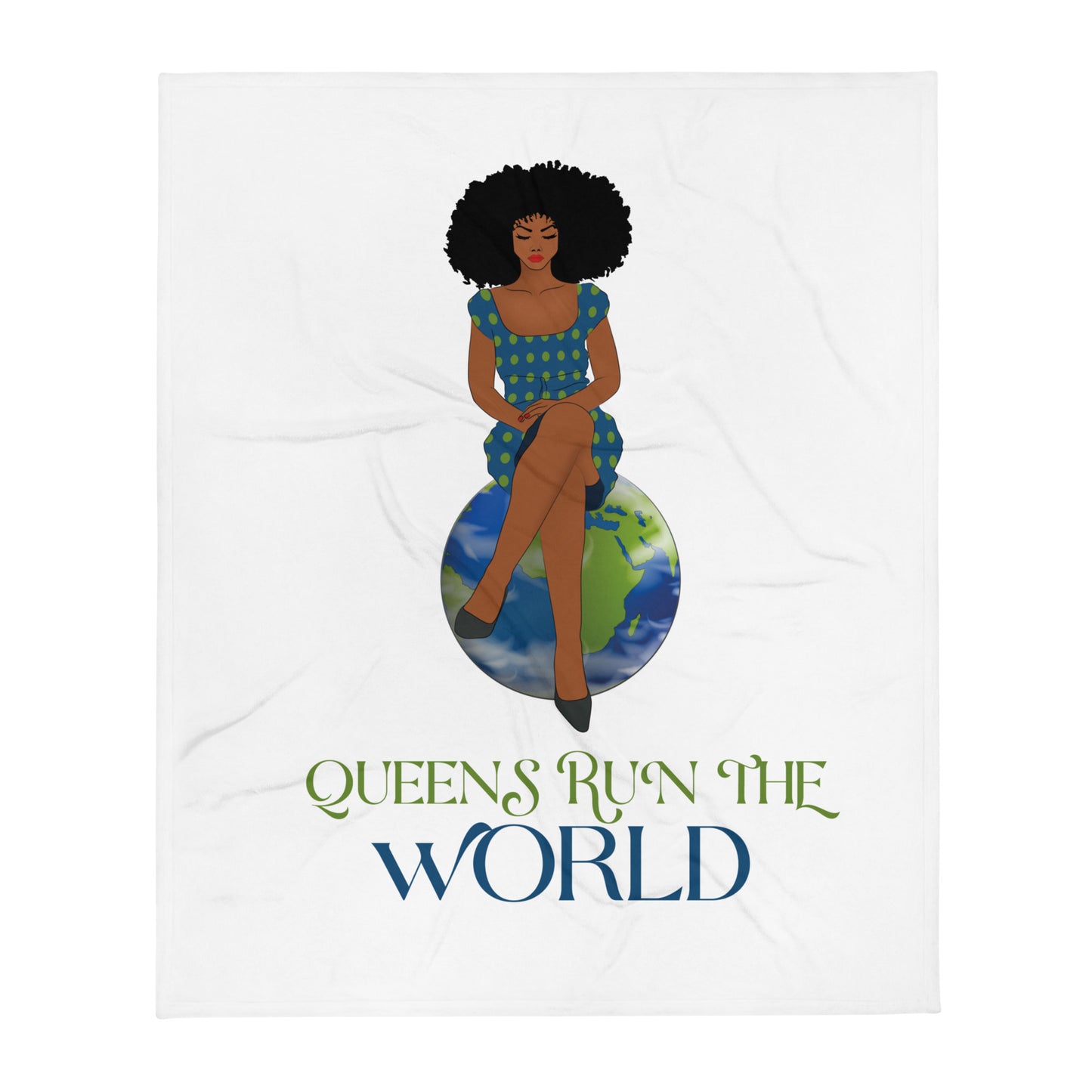 “Queens” Run The World Throw Blanket