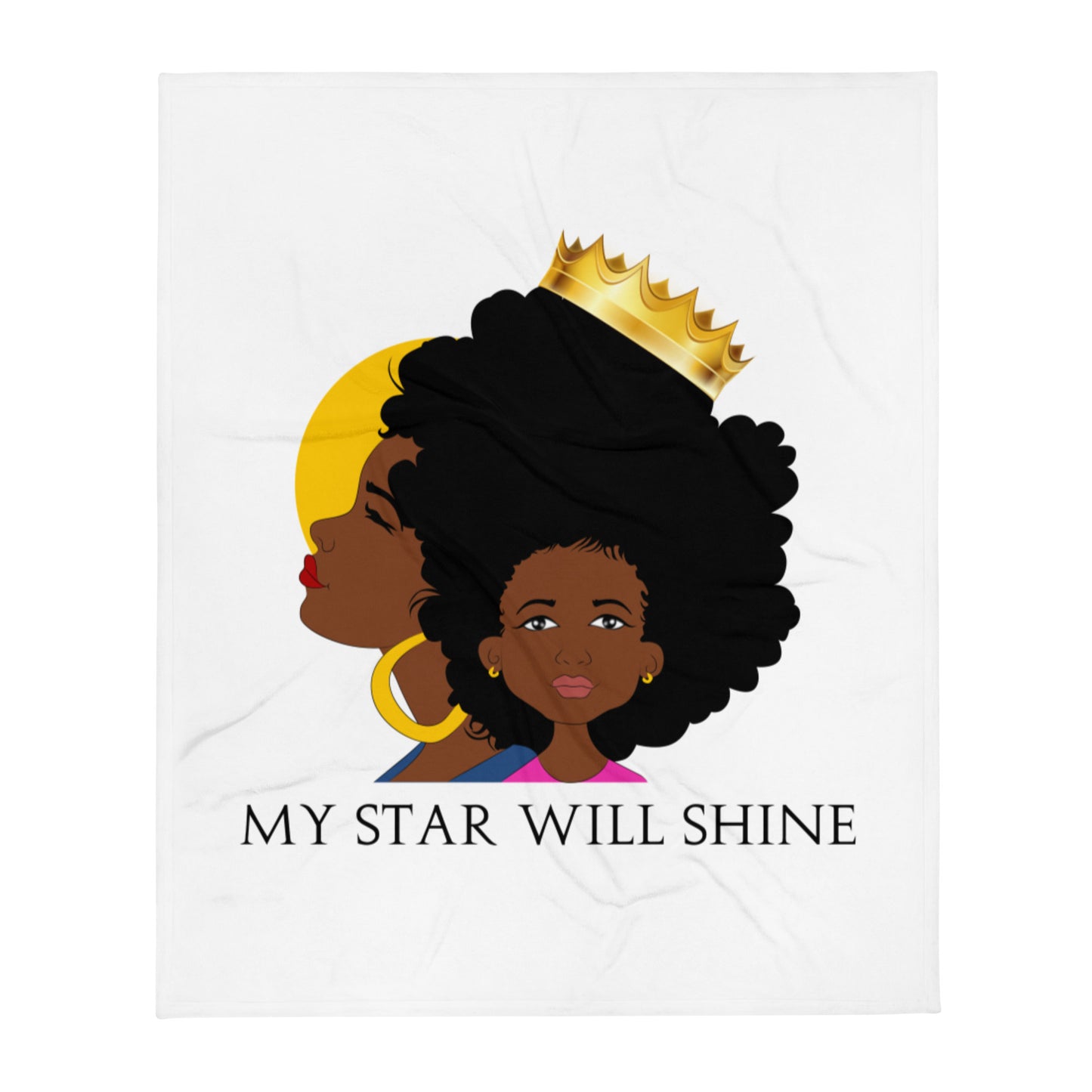 My Star Will Shine Throw Blanket