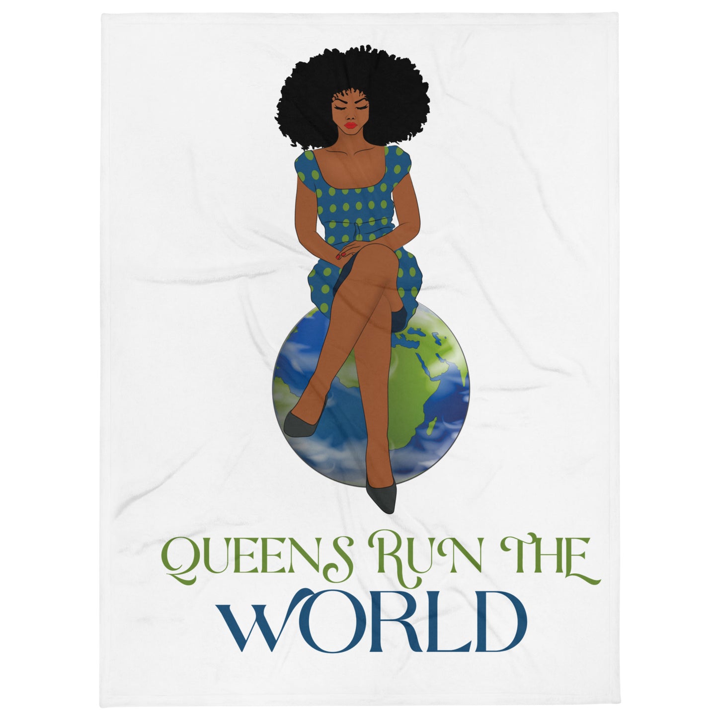 “Queens” Run The World Throw Blanket