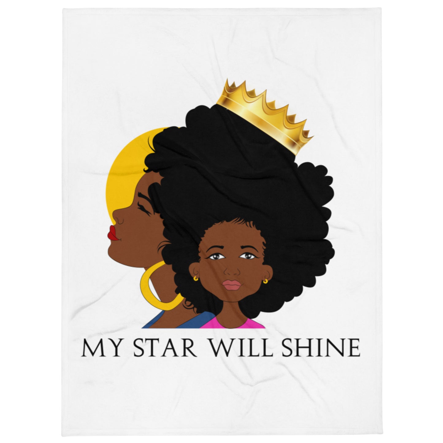 My Star Will Shine Throw Blanket